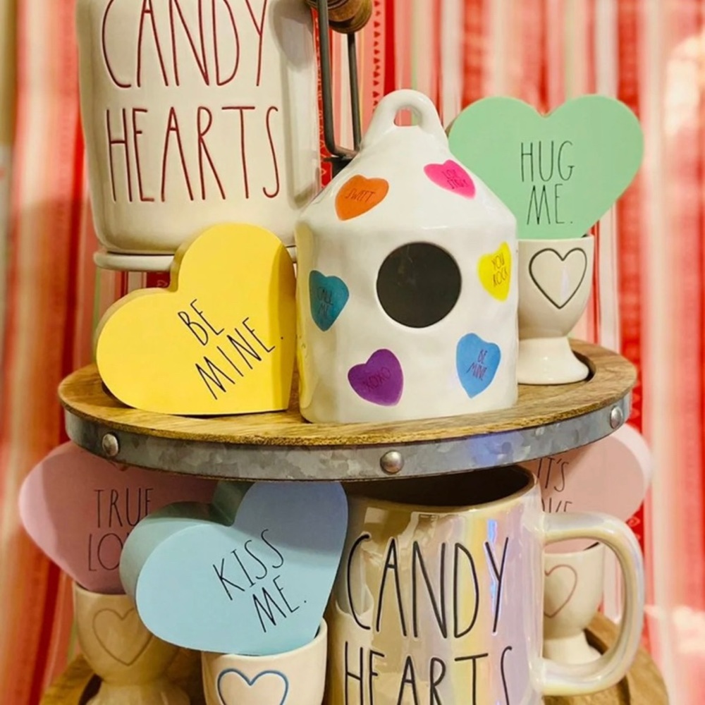 Mini Candy Hearts Birdhouse New